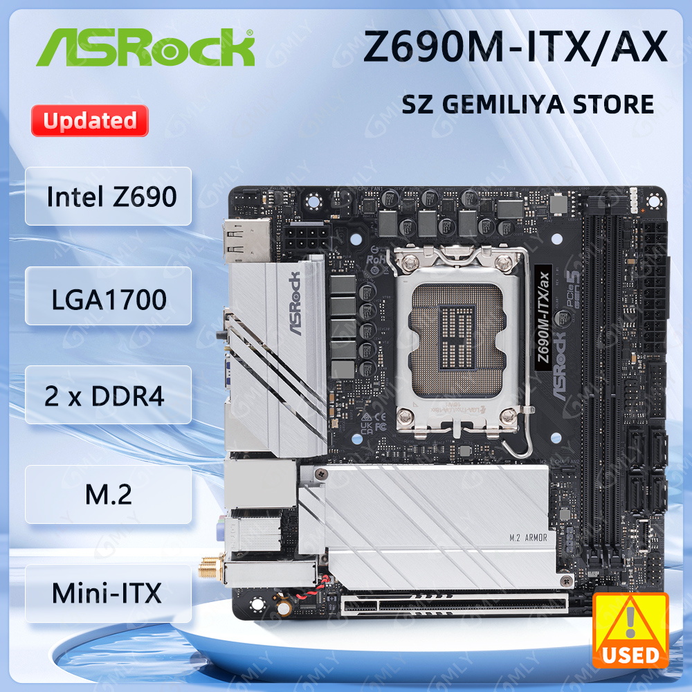 Lga1700 Itx Motherboard Ddr5 - Płyta główna ASROCK Z690M-ITX/ax Mini-ITX LGA1700