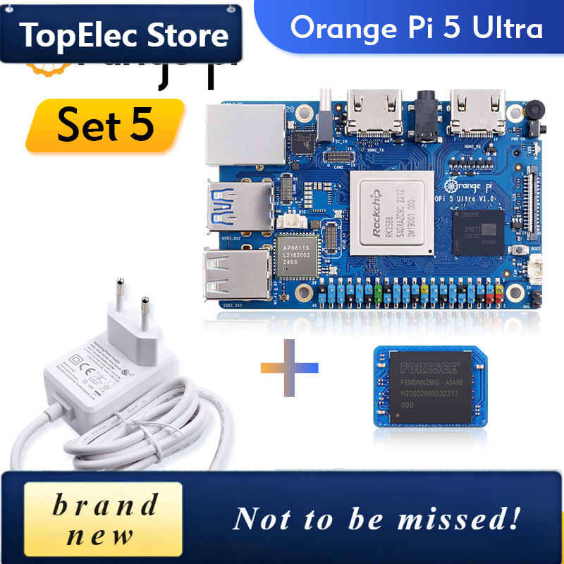 Rockchip Rk3588 Development Board - TopElec Orange Pi 5 Ultra +